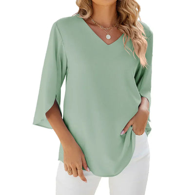 V-neck Blouse