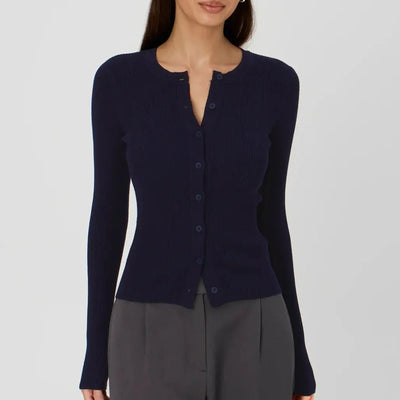 Bianca – Coquette Ribbed Crop Top