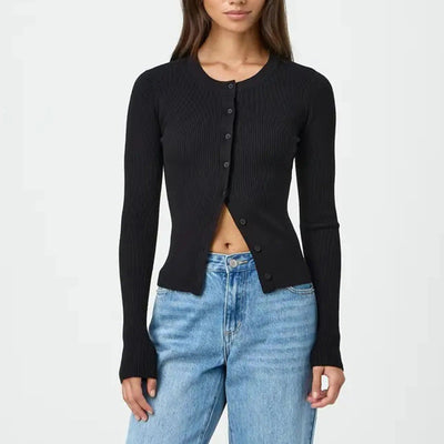Bianca – Coquette Ribbed Crop Top
