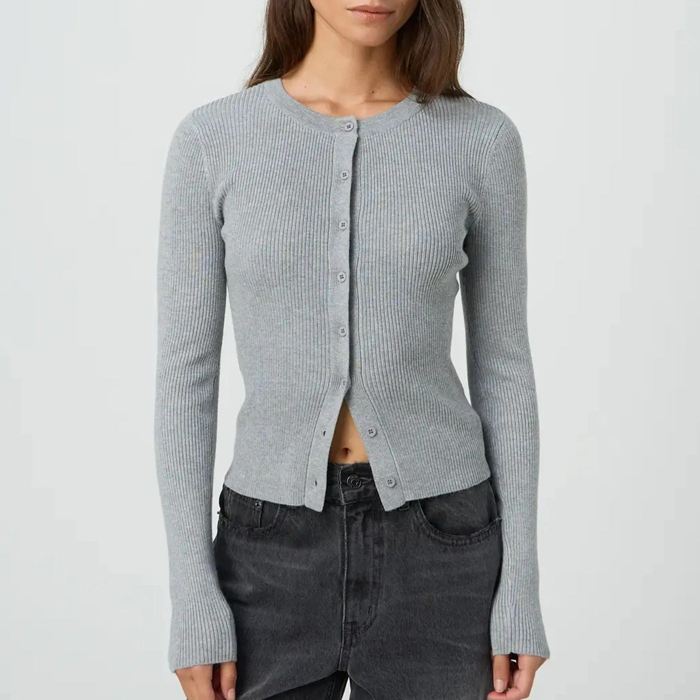 Bianca – Coquette Ribbed Crop Top