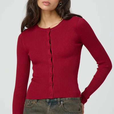 Bianca – Coquette Ribbed Crop Top