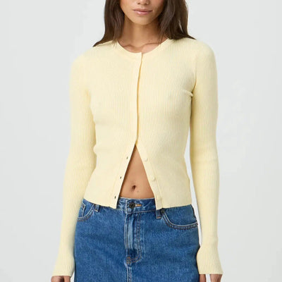 Bianca – Coquette Ribbed Crop Top