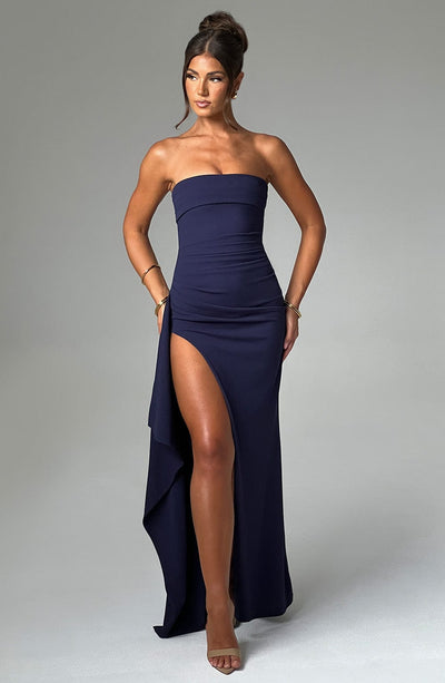 Vittoria Maxi Dress - Navy Blue